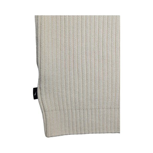 Classic Nautica Chunky Cable Knit Sweater Vest Men's XL Cream 100% Cotton Preppy - Picture 6 of 13